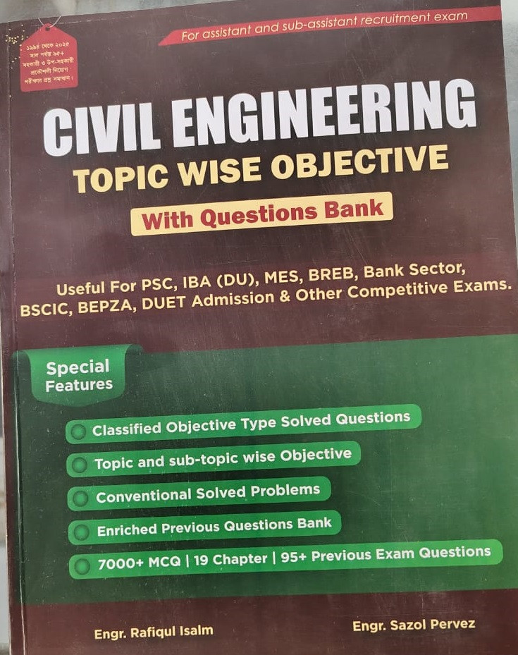Civil Engineering Topic Wise Objective With Question Bank
