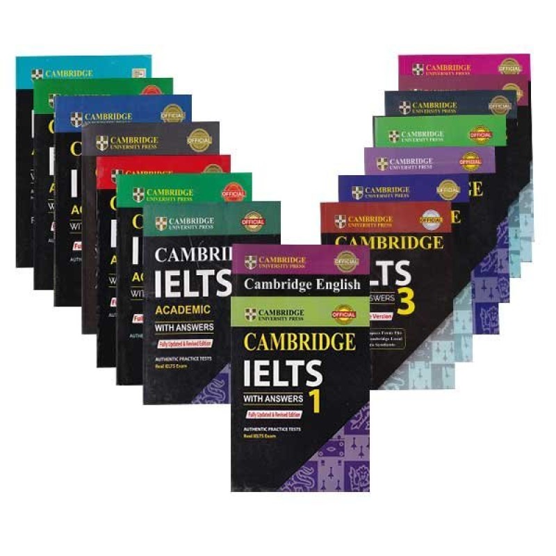 CAMBRIDGE IELTS Full Set (1-18) (News Print)